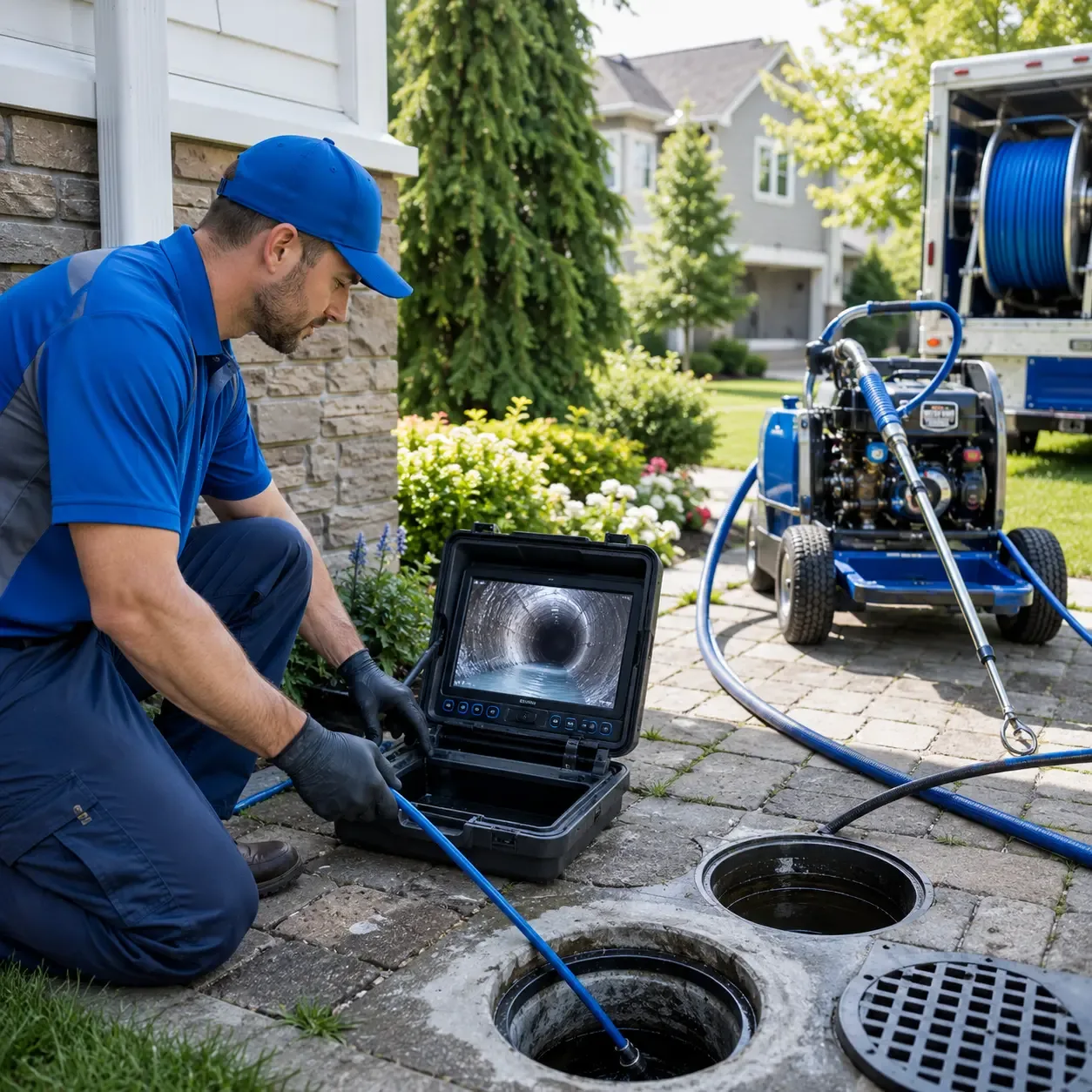 Outdoor drain cleaning professionals serving Vermont, IL