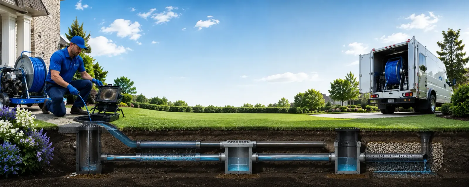 Outdoor drain cleaning information for Vermont, IL